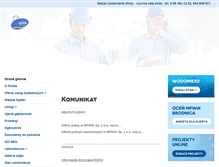 Tablet Screenshot of mpwik.pl